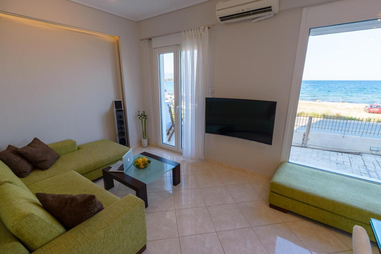 Lemoni Luxury Residence In Front Of The Sea Kechries 外观 照片
